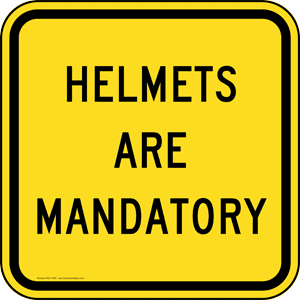 Helmets. Necessary. Evolve