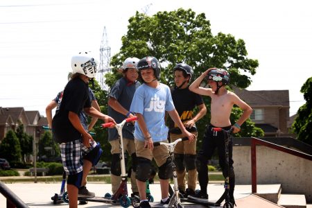 Norton Skatepark Scooter Contest