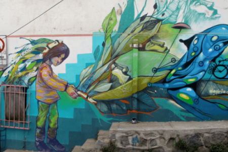 Street Art In Valparaíso