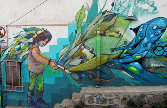 Street Art In Valparaíso