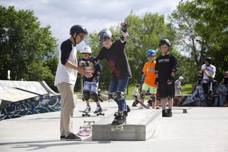 Skateboarding